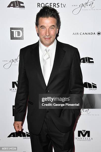 Gala auctioneer and actor William Baldwin attends the 2016 Toronto International Film Festival 'AMBI Gala' at Ritz Carlton on September 7, 2016 in...