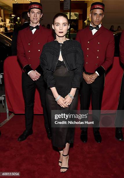 Rooney Mara attends the Cartier Fifth Avenue Grand Reopening Event at the Cartier Mansion on September 7, 2016 in New York City.