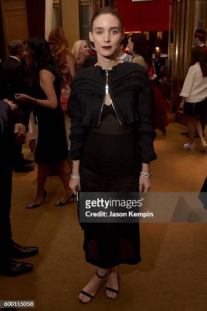 Rooney Mara attends the Cartier Fifth Avenue Grand Reopening Event at the Cartier Mansion on September 7, 2016 in New York City.