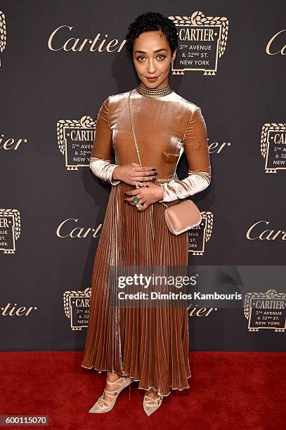 Actor Ruth Negga attends the Cartier Fifth Avenue Grand Reopening Event at the Cartier Mansion on September 7, 2016 in New York City.