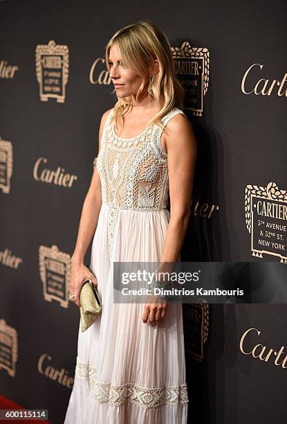 Sienna Miller attends the Cartier Fifth Avenue Grand Reopening Event at the Cartier Mansion on September 7, 2016 in New York City.