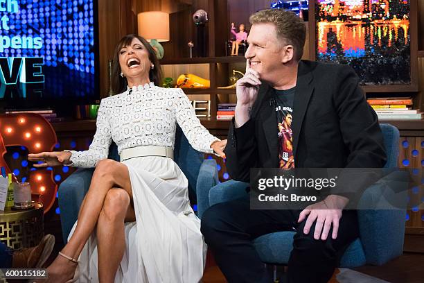 Pictured : Bethenny Frankel and Michael Rapaport --