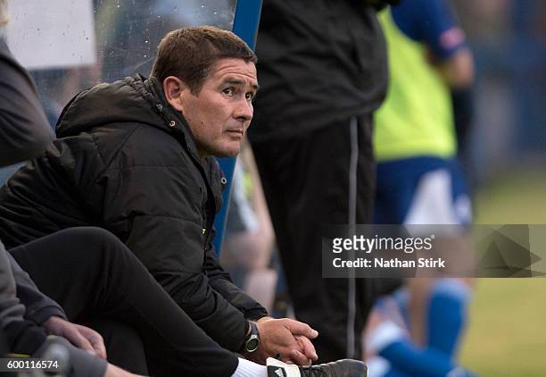 Burton Albion manager Nigel Clough during the Pre-Season Friendly match between Leek Town and Burton Albion on July 13, 2016 in Leek, England.