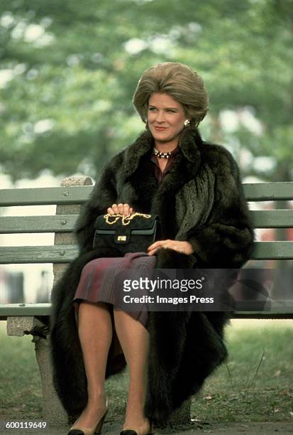 Candice Bergen on movie set circa 1980 in New York City.