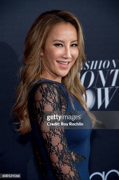 Coco York Singer Singer Coco Lee attends Macy's Presents Fashion's front row during ...