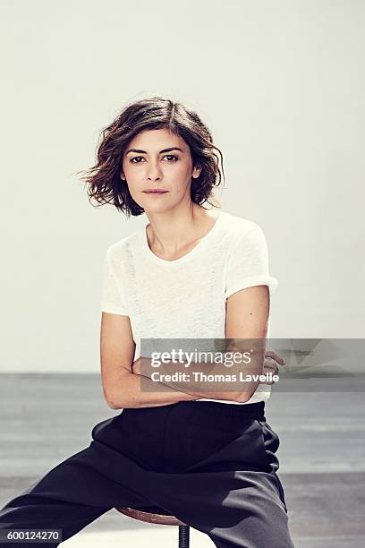 Actress Audrey Tautou is photographed for Self Assignment on July 12, 2016 in Paris, France.