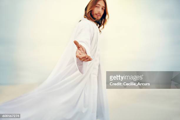 for my yoke is easy and my burden is light - jesus christ stock pictures, royalty-free photos & images