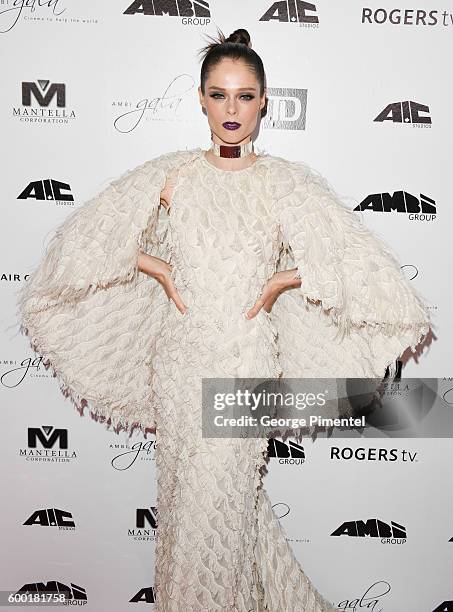 Model Coco Rocha attends the 2016 Toronto International Film Festival 'AMBI Gala' at Ritz Carlton on September 7, 2016 in Toronto, Canada.