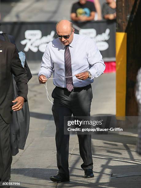 Dr Phil McGraw is seen at 'Jimmy Kimmel Live' on September 07, 2016 in Los Angeles, California.