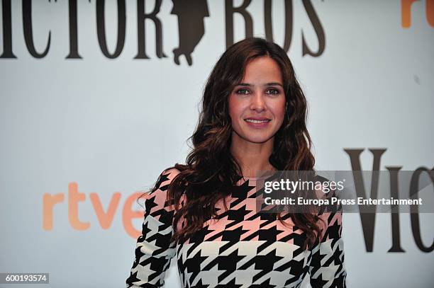 Paula Prendes attends 'Victor Ros' photocall at Escoriaza Esquivel Palace during FesTVal 2016 Televison Festival on September 7, 2016 in...