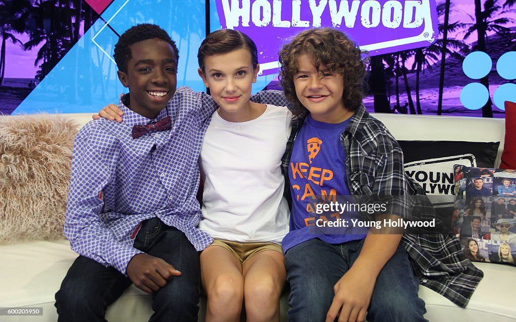 Stranger Things Cast Visit Young Hollywood Studio