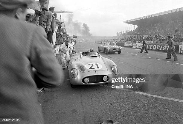 Accident during "Le Mans 24-hour rally".