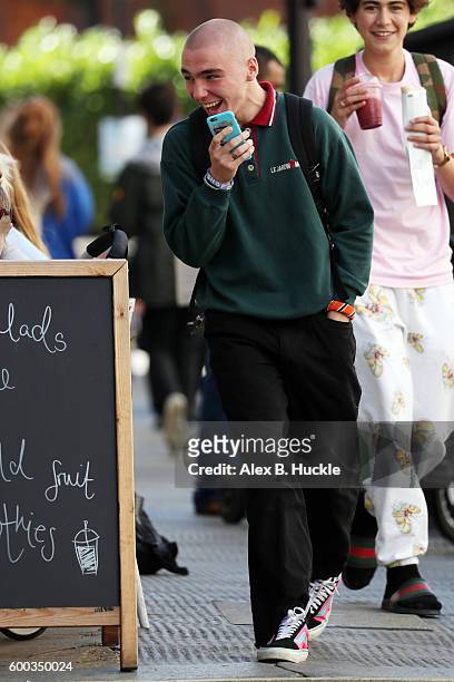 Rocco Ritchie sighting in Belsize Park on September 8, 2016 in London, England.