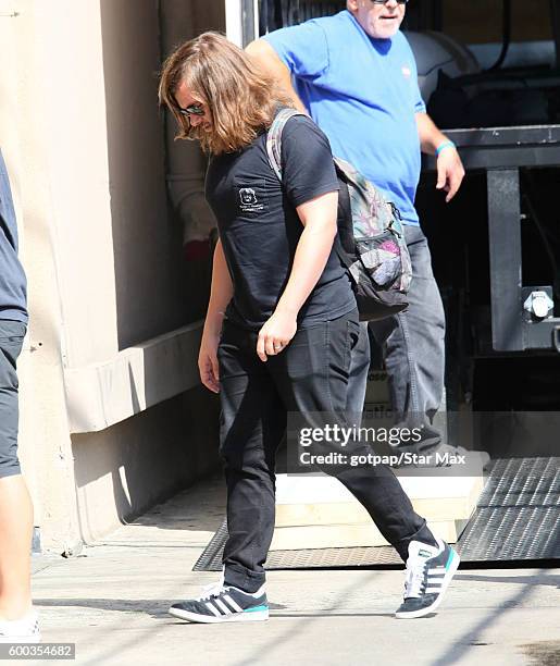 Musician Chris Woody is seen on September 7, 2016 at Jimmy Kimmel Live in Los Angeles, CA.