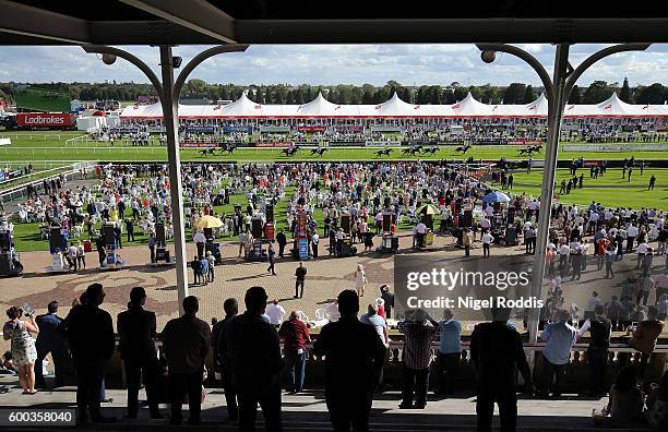 Simple Verse riden by Oisin Murphy wins The DFS Park Hill Stakes at Doncaster Racecourse on September 8, 2016 in Doncaster, England.