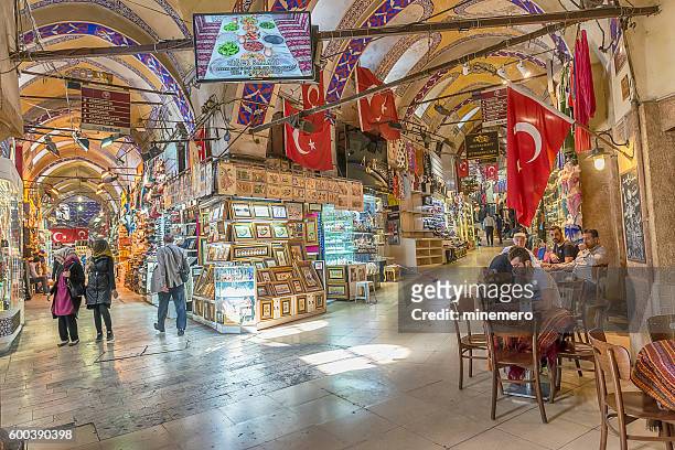 grand bazaar in istanbul. - istanbul bazaar stock pictures, royalty-free photos & images