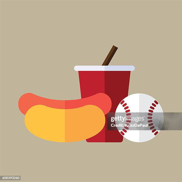 baseball time - processed meat stock illustrations