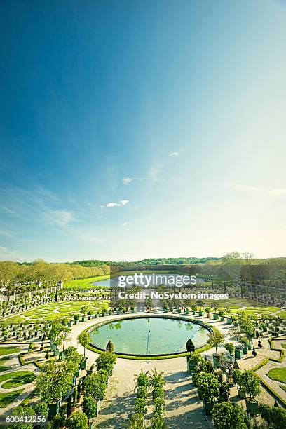 l'orangerie - versailles, francia - versailles foto e immagini stock