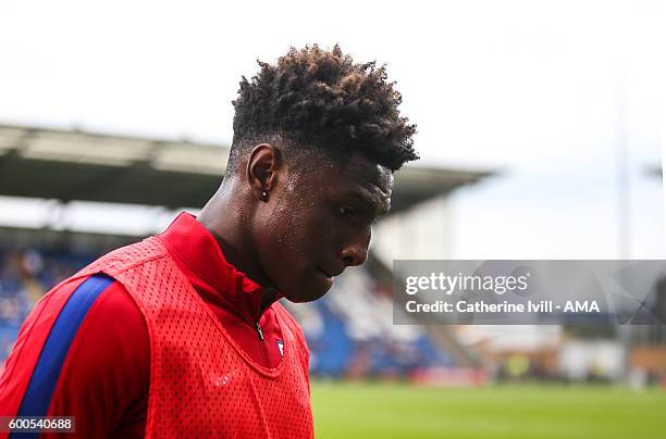 Kortney Hause of England U21 during the UEFA European U21 Championship Qualifier Group 9 match between England U21 and Norway U21 at Colchester...