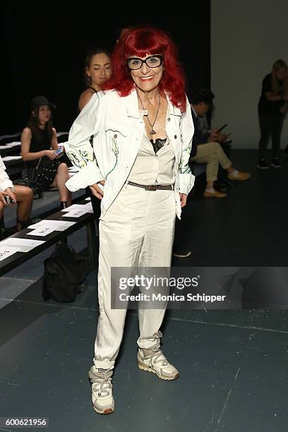 Patricia Field attends the Concept Korea fashion show during New York Fashion Week: The Shows September 2016 at Pier 59 Studios on September 8, 2016...