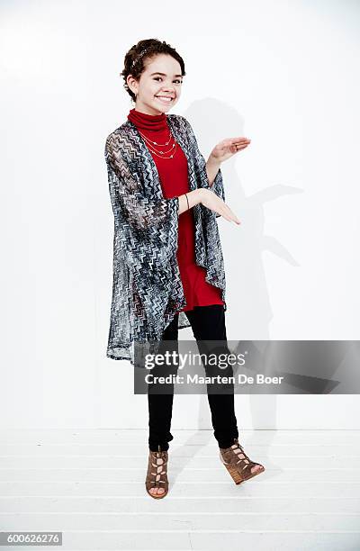 Hannah Alligood from FX's 'Better Things' poses for a portrait at the 2016 Summer TCA Getty Images Portrait Studio at the Beverly Hilton Hotel on...