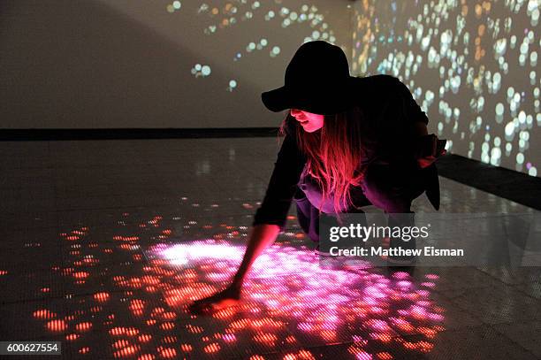 View of Tinashe and Phhhoto's "Just Dance" room at Refinery29's second annual "29Rooms" during New York Fashion Week on September 8, 2016 in...