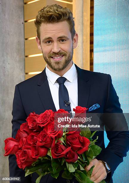 The new "Bachelor" Nick Viall appears on GOOD MORNING AMERICA, 9/8/16, airing on the Walt Disney Television via Getty Images Television Network. NICK...