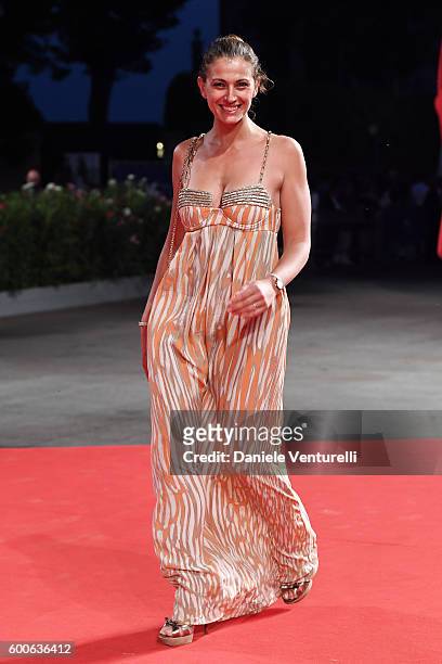 Alessandra Carrillo attends the premiere of 'Questi Giorni' during the 73rd Venice Film Festival at Sala Grande on September 8, 2016 in Venice, Italy.