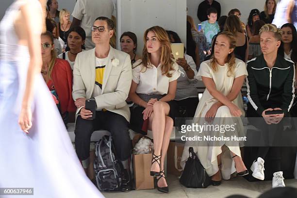 Cameron Silver, Julia Loomis, Malina Gilchrist, and Kyle Anderson attend the Supima Design Competition 2016 during New York Fashion Week September...
