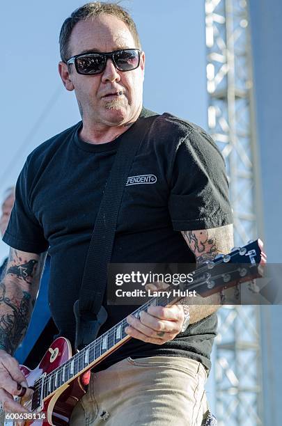 Mitch Mitchell is performing with 'Guided By Voices' at the 2013 Riot Festival held in Byers, Colorado on September 21, 2013.