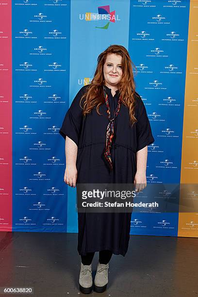 Frances poses for a photo during Universal Inside 2016 organized by Universal Music Group at Mercedes-Benz Arena on September 8, 2016 in Berlin,...
