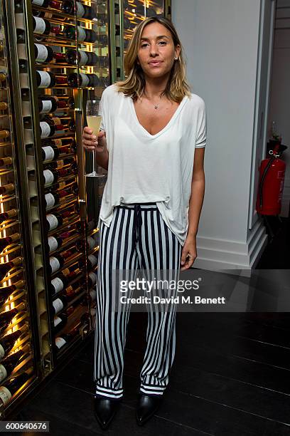 Melanie Blatt attends the Attribute London X Erin Wasson collection launch dinner co-hosted by campaign face and design contributor Erin Wasson for...