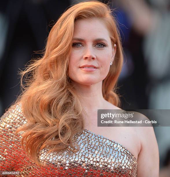 Amy Adams attends the premiere of 'Nocturnal Animals' during the 73rd Venice Film Festival at on September 2, 2016 in Venice, Italy.