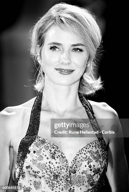 Naomie Watts attends the premiere of 'The Bleeder' during the 73rd Venice Film Festival at on September 2, 2016 in Venice, Italy.