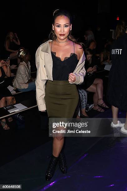Dorothy Wang attending Michael Costello - Front Row - September 2016 - New York Fashion Week: The Shows at The Dock, Skylight at Moynihan Station on...