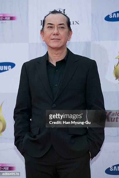Actor Anthony Wong from Hong Kong attends the photocall for Seoul International Drama Awards 2016 at the KBS on September 8, 2016 in Seoul, South...