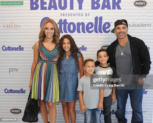 Reality TV Stars Melissa and Joe Gorga and children attend as Molly Sims shares beauty secrets and how she fits Nature's Bounty Hair, Skin & Nails...