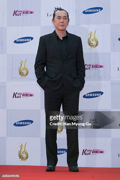 Actor Anthony Wong from Hong Kong attends the photocall for Seoul International Drama Awards 2016 at the KBS on September 8, 2016 in Seoul, South...