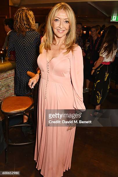 Sharon Maughan attends a private dinner to celebrate the Lady Garden x Topshop collection launch in support of the Gynaecological Cancer Fund at...