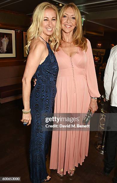 Jenny Halpern Prince and Sharon Maughan attend a private dinner to celebrate the Lady Garden x Topshop collection launch in support of the...