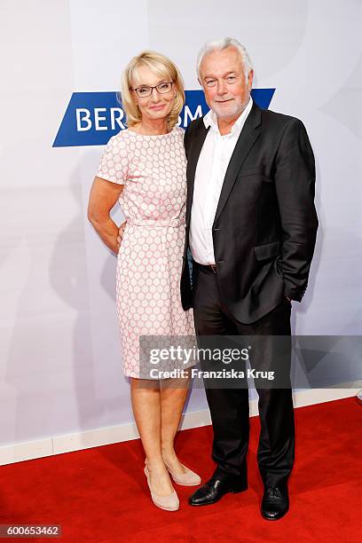 Wolfgang Kubicki and his wife Annette Marberth-Kubicki attend the Bertelsmann Summer Party at Bertelsmann Repraesentanz on September 8, 2016 in...