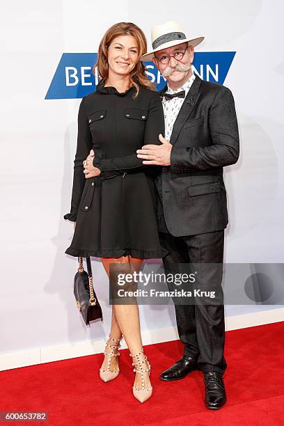 Horst Lichter and his wife Nada Lichter attend the Bertelsmann Summer Party at Bertelsmann Repraesentanz on September 8, 2016 in Berlin, Germany.