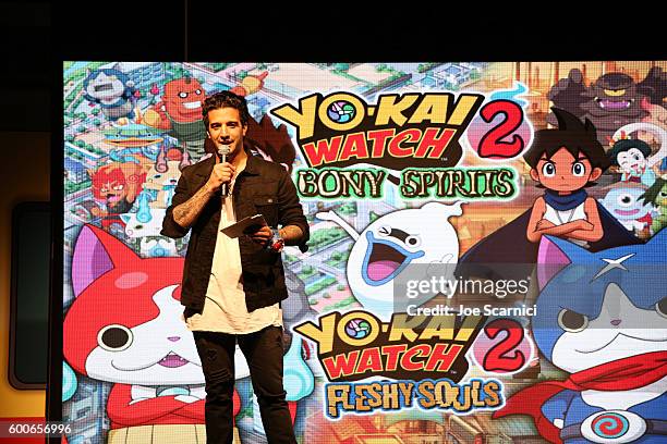 Mark Ballas of ABCs Dancing with the Stars attends the YO-KAI WATCH 2 preview event at Siren Studios on September 8, 2016 in Hollywood, California.