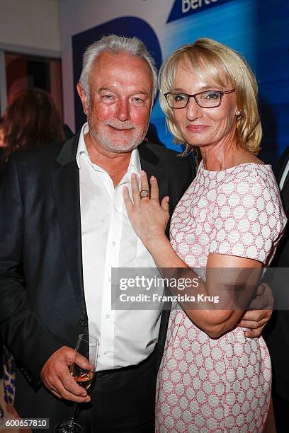 Wolfgang Kubicki and his wife Annette Marberth-Kubicki attend the Bertelsmann Summer Party at Bertelsmann Repraesentanz on September 8, 2016 in...