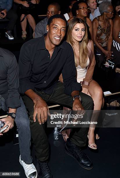 Scottie Pippen and Larsa Pippen attend the Rookie USA Presents Kids Rock! during New York Fashion Week: The Shows September 2016 at The Dock,...