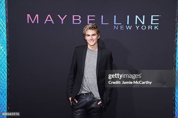 Model Presley Gerber attends the Maybelline New York NYFW Kick-Off Party on September 8, 2016 in New York City.