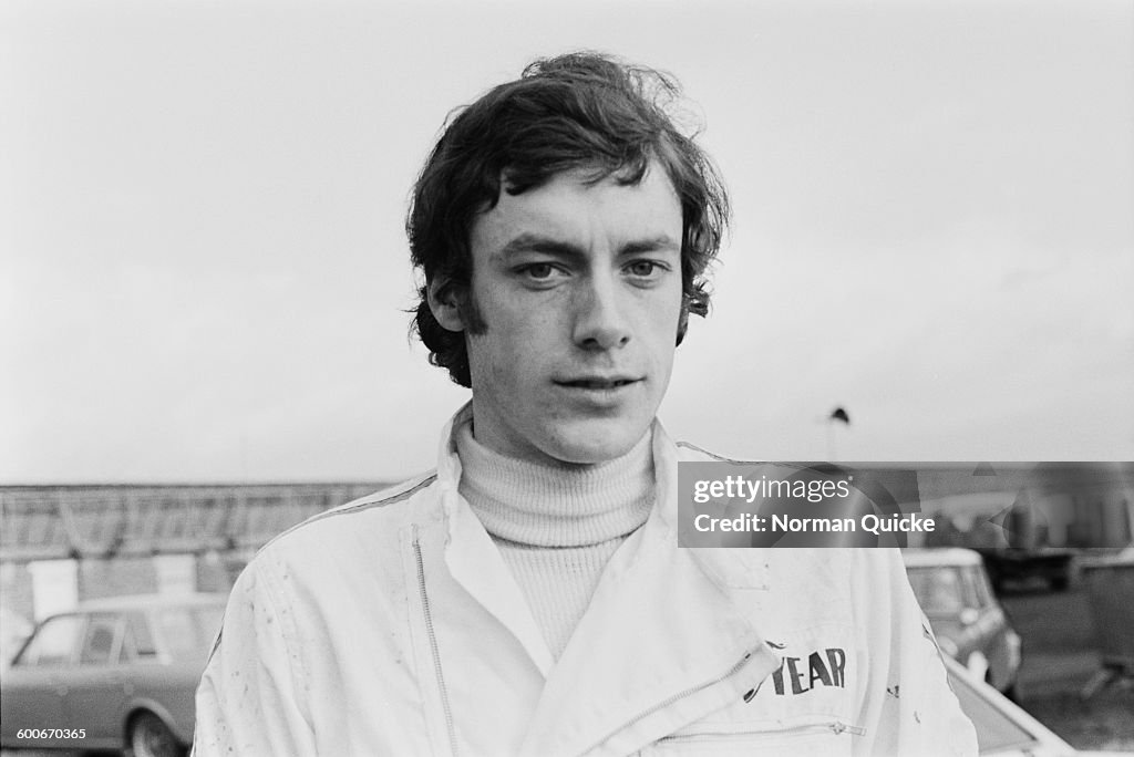 Tom Pryce Racing Welsh racing driver Tom Pryce during the Daily Express Crusader ...