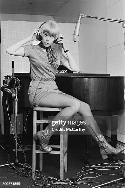 English pop singer Barbara Ruskin who is represent Britain in a pop contest in Berne, Switzerland, 17th February 1970.