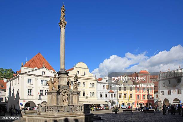 czech republic, cesky krumlov - cesky krumlov stockfoto's en -beelden