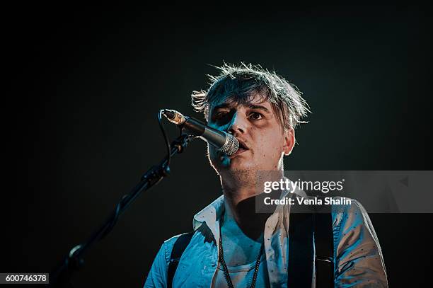 Pete Doherty of The Libertines performs at O2 Academy Brixton on September 7, 2016 in London, England.